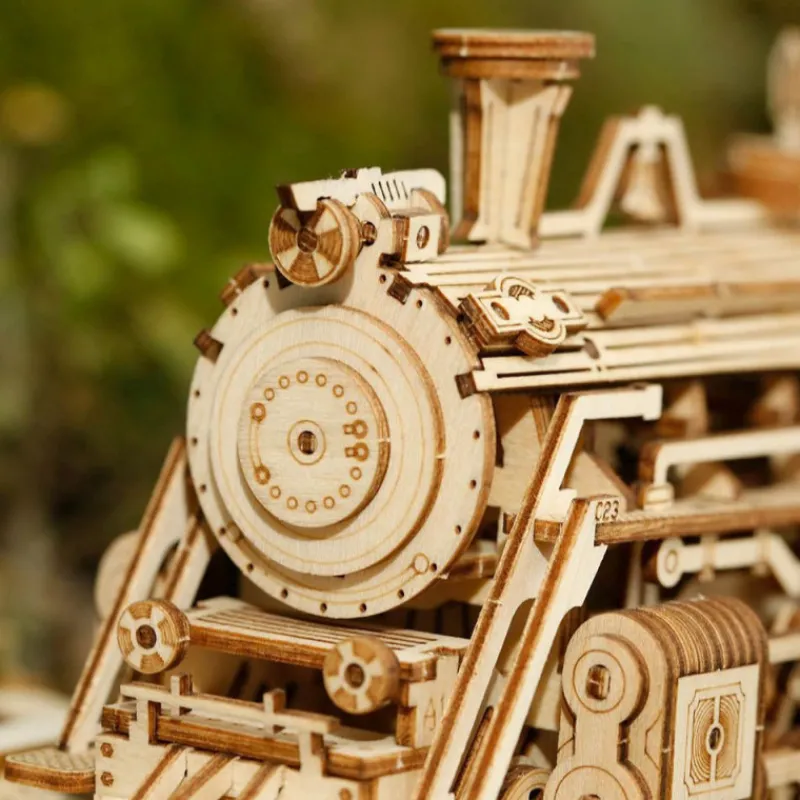 Otras marcas Robotime Prime Tren de Vapor Maqueta de Madera> Construcción|Fan Zone