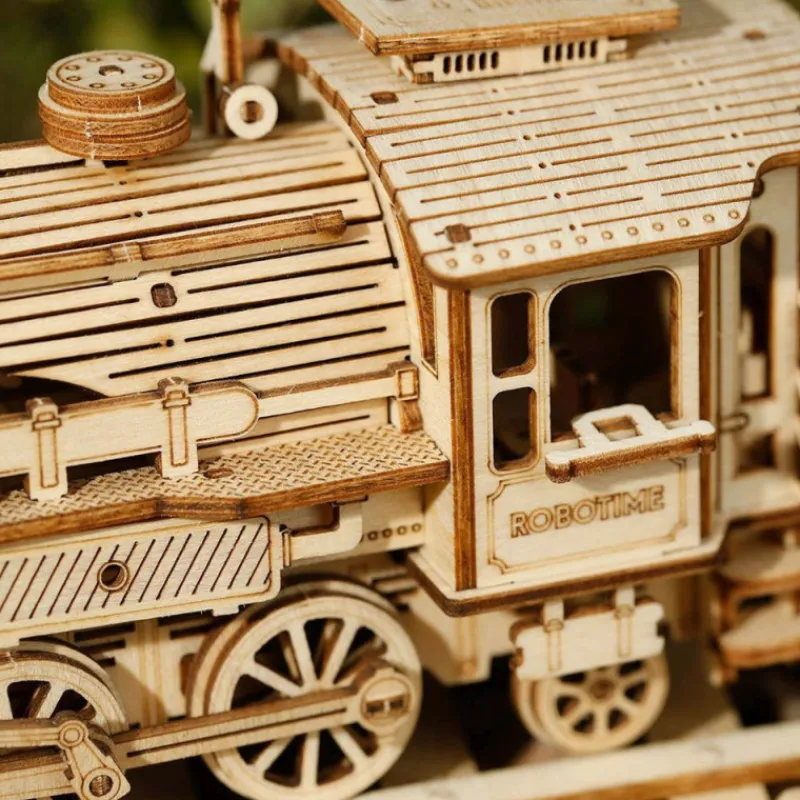 Otras marcas Robotime Prime Tren de Vapor Maqueta de Madera> Construcción|Fan Zone