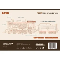 Otras marcas Robotime Prime Tren de Vapor Maqueta de Madera><noscript><img width=