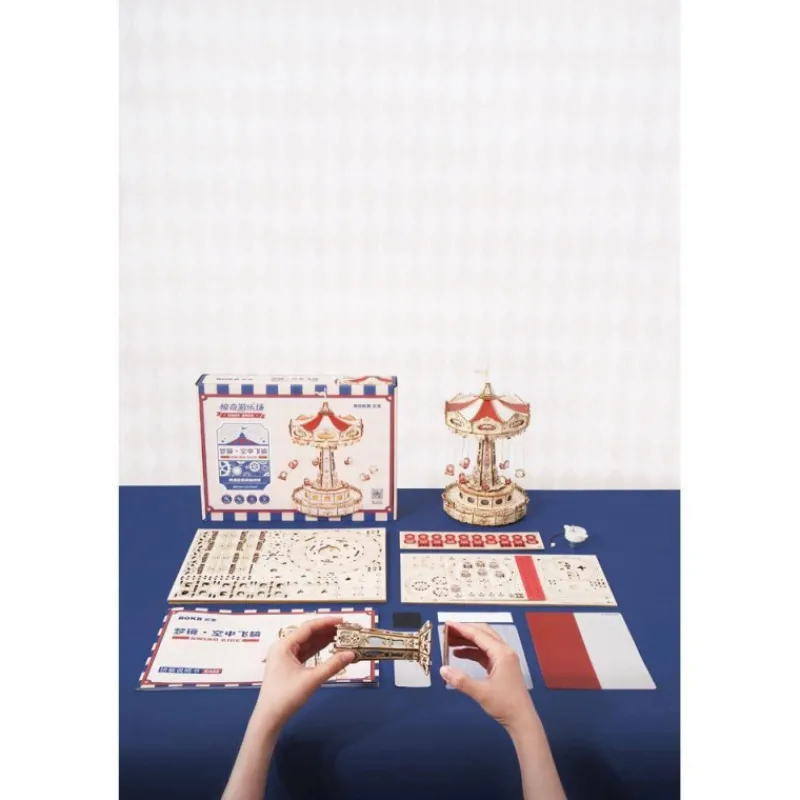Otras marcas Robotime Swing Ride Maqueta de Madera> Construcción|Fan Zone