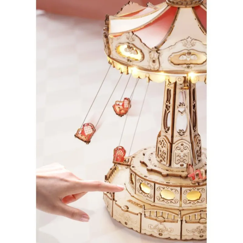 Otras marcas Robotime Swing Ride Maqueta de Madera> Construcción|Fan Zone