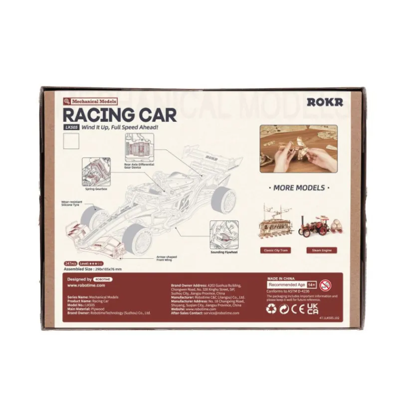 Otras marcas ROKR Racing Car Puzzle 3D> Construcción|Fan Zone