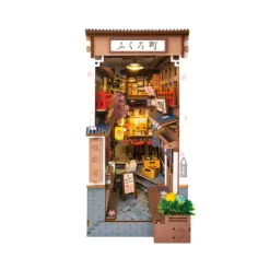 Rolife Sakura Wine Alley Maqueta de Madera> Construcción