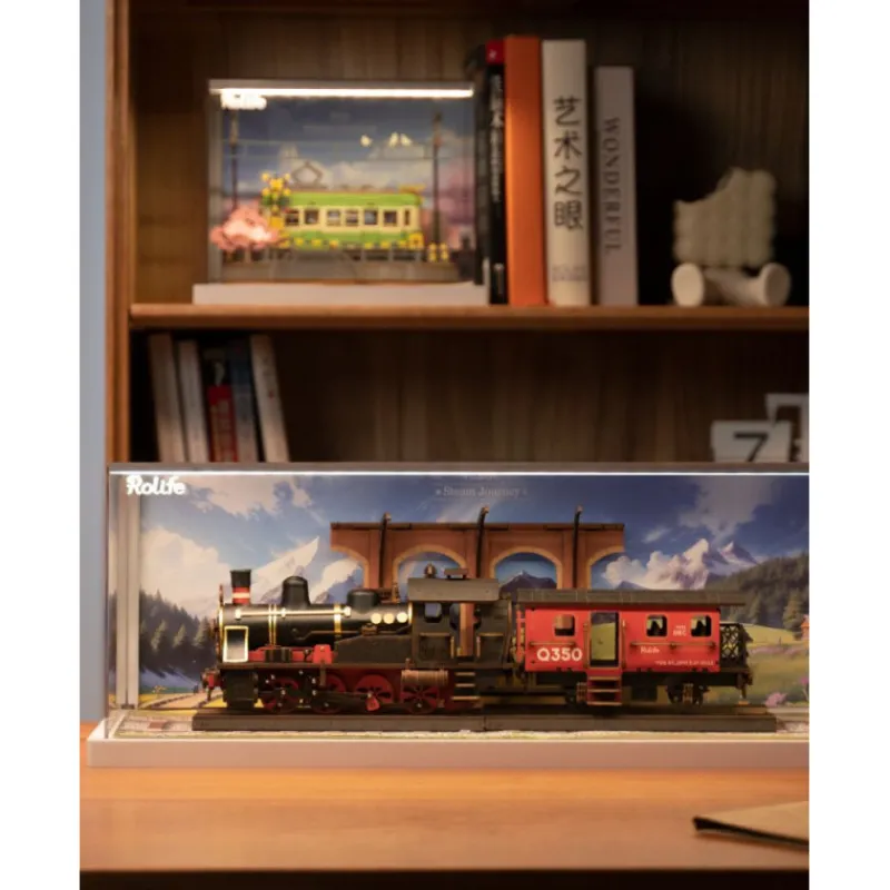Rolife Steam Journey Rompecabezas 3D de Madera> Construcción|Fan Zone