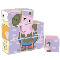 Peppa pig Rompecabezas 9 Cubos> Puzzles