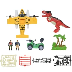 Otras marcas Set de Dinosaurio con Avión y Jeep> Figuras Acción