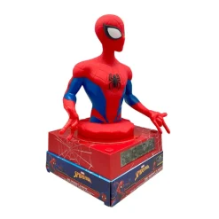 Spider-man Lámpara 3D con Despertador y Fecha><noscript><img width=