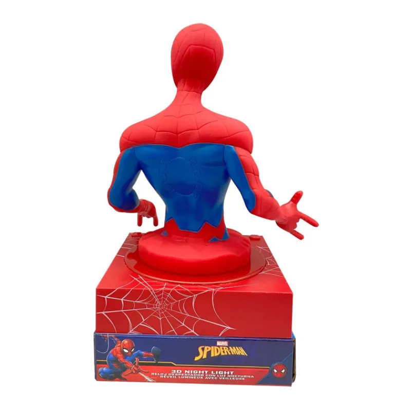 Spider-man Lámpara 3D con Despertador y Fecha> Imitación