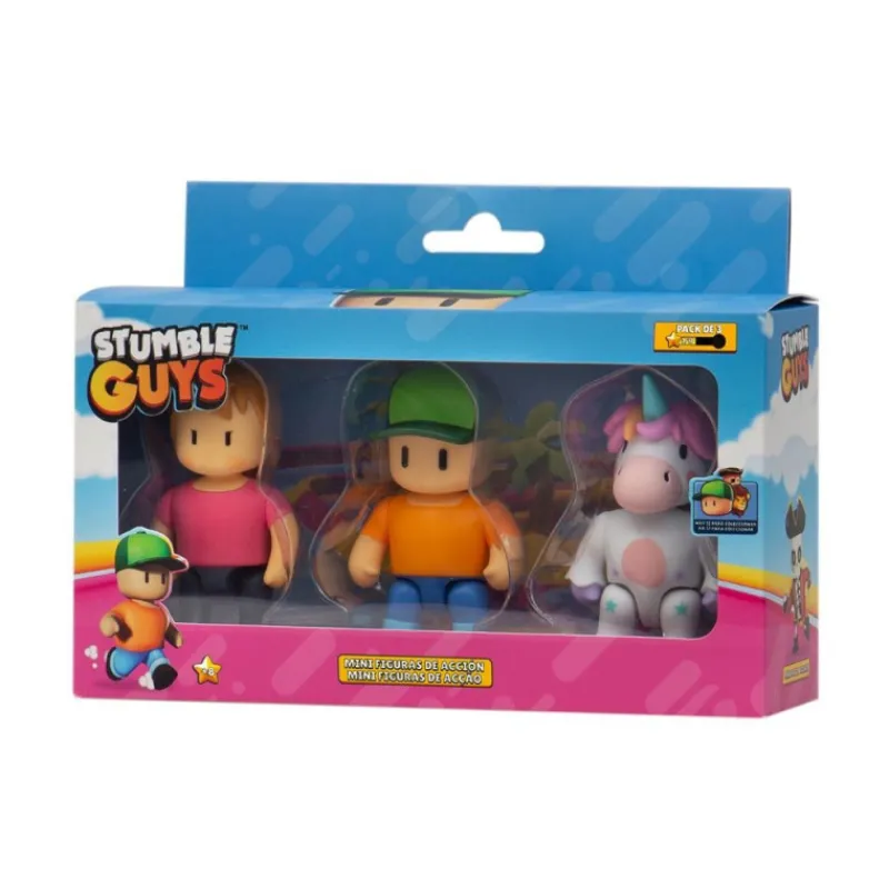 Otras marcas Stumble Guys Pack 3 Figuras Acción Varios Modelos> Fan Zone|Figuras Acción