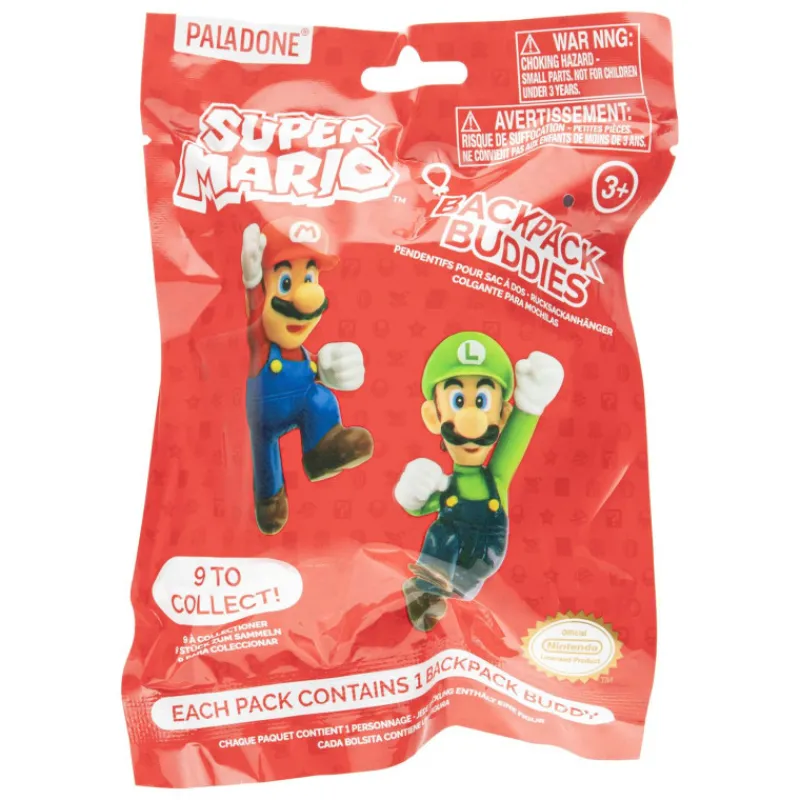 Super mario Backpack Buddies Llavero Varios Modelos> Fan Zone|Figuras Acción