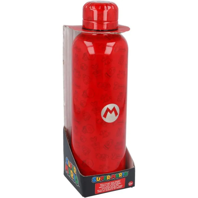 Super mario Botella Termo Acero Inoxidable 515 ml> Fan Zone|Vuelta Al Cole