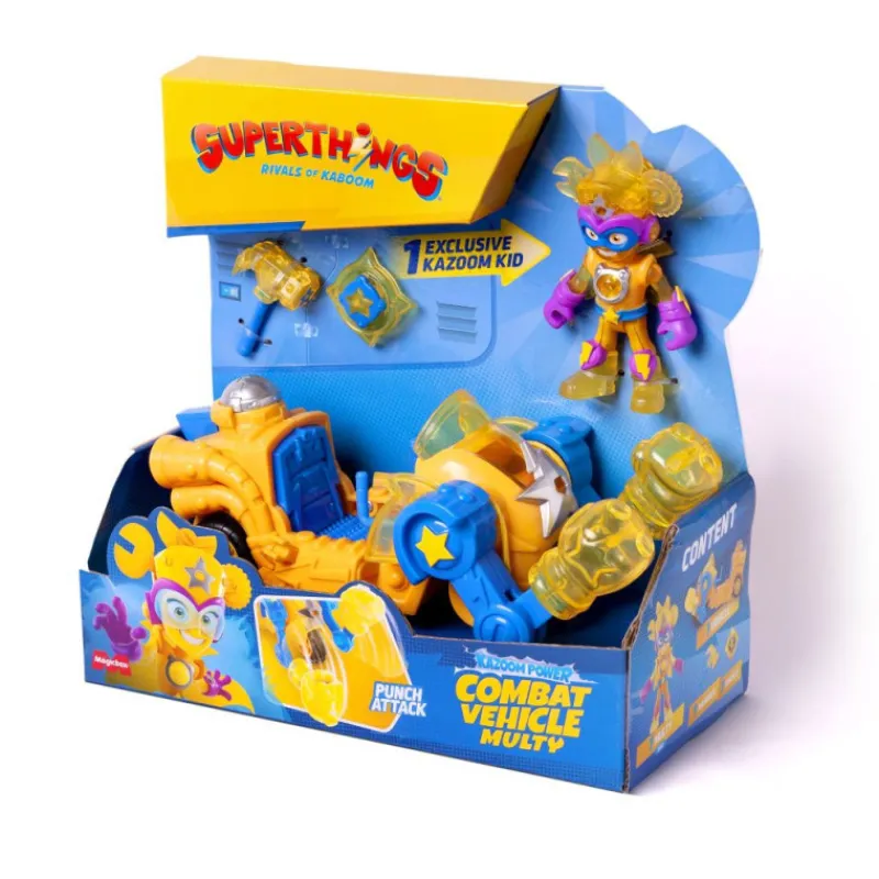 Superthings Kazoom Power Combat Vehicle Multy> Figuras Acción|Vehículos Y Pistas