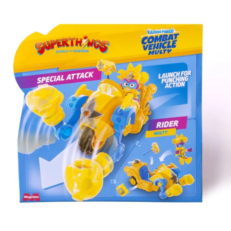 Superthings Kazoom Power Combat Vehicle Multy> Figuras Acción|Vehículos Y Pistas
