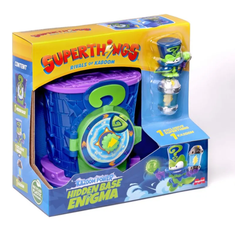 Superthings Kazoom Power Hidden Base Enigma> Figuras Acción