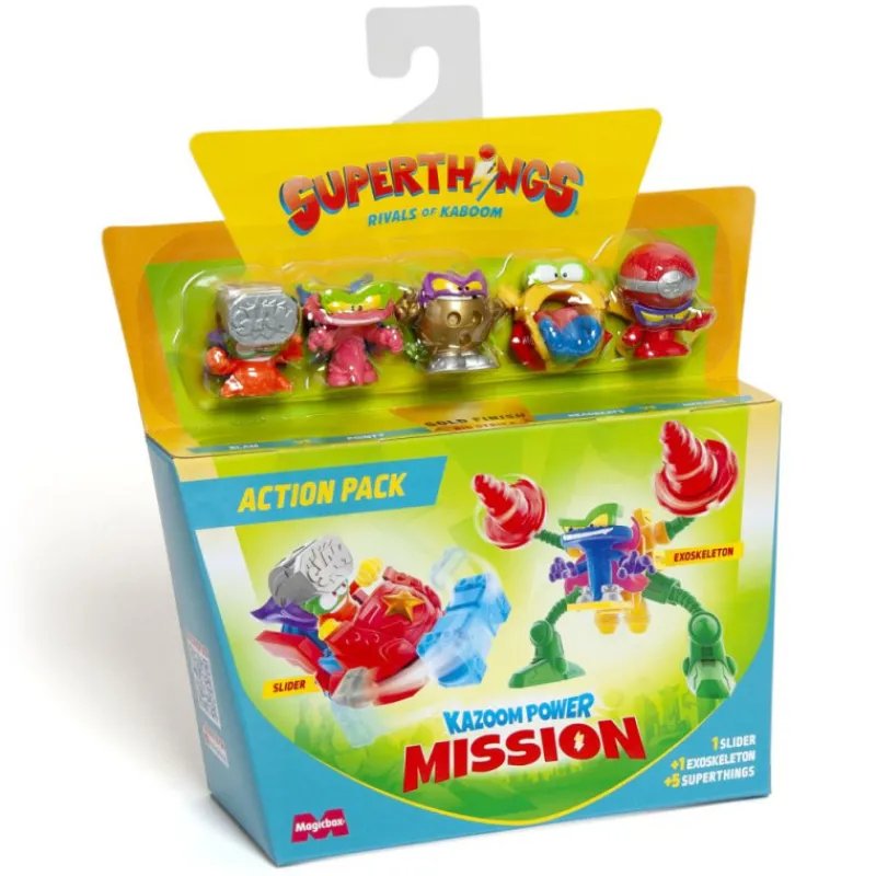 Superthings Kazoom Power Mission Action Pack Varios Modelos> Figuras Acción