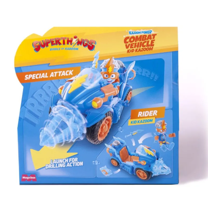 Superthings Kazoom Power Combat Vehicle> Figuras Acción|Vehículos Y Pistas