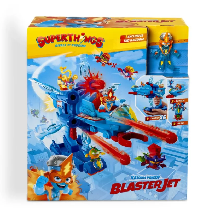 Superthings Kazoom Power Blaster Jet> Figuras Acción|Vehículos Y Pistas
