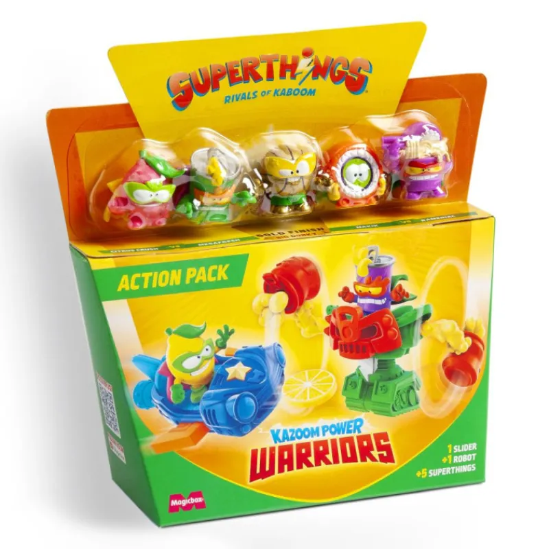 Superthings Kazoom Power Warriors Action Pack Varios Modelos> Figuras Acción