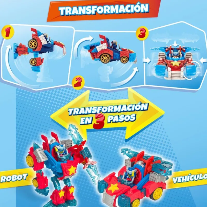 Superthings Turbo Warrior Power> Figuras Acción