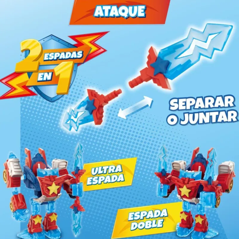 Superthings Turbo Warrior Power> Figuras Acción