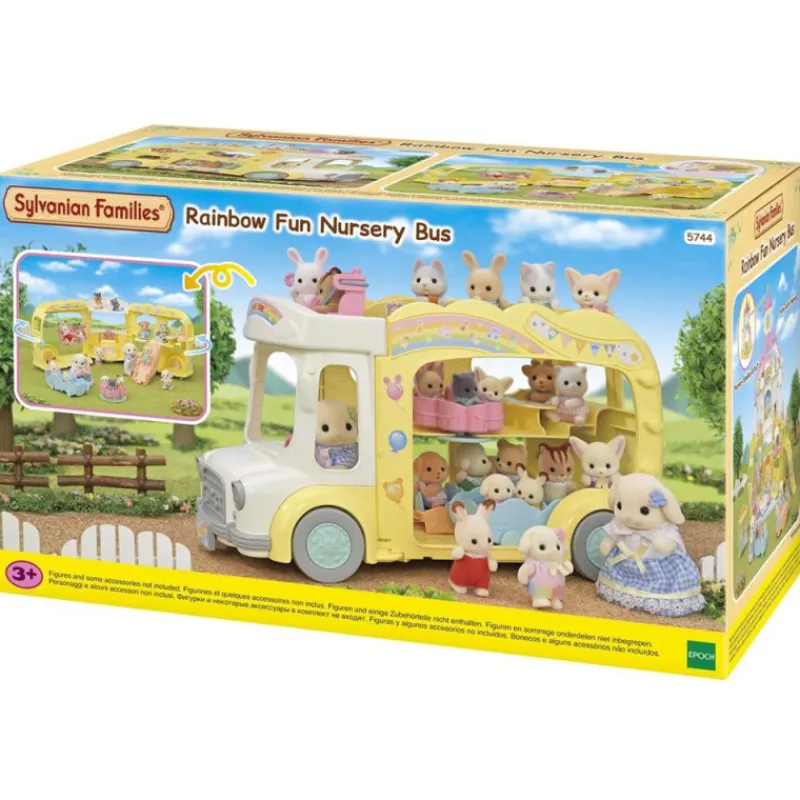 Sylvanian families Autobús Arcoíris De La Guardería> Figuras Acción