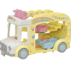 Sylvanian families Autobús Arcoíris De La Guardería> Figuras Acción