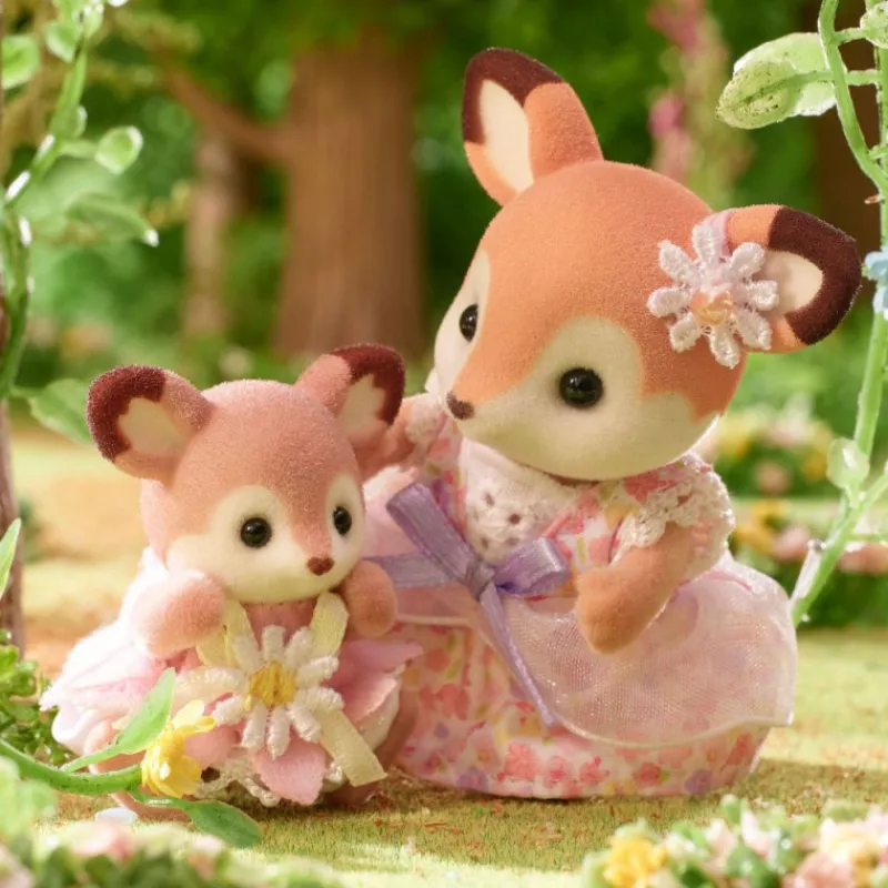 Sylvanian families Bebé Ciervo Columpio Floral> Figuras Acción