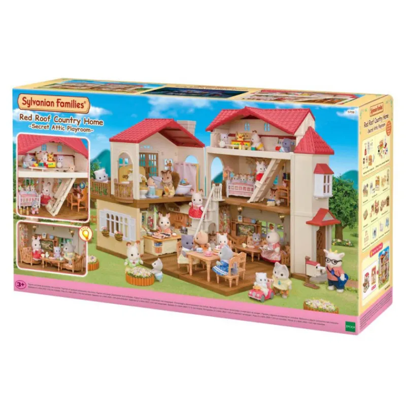 Sylvanian families Casa Con Luces Ático Secreto> Figuras Acción