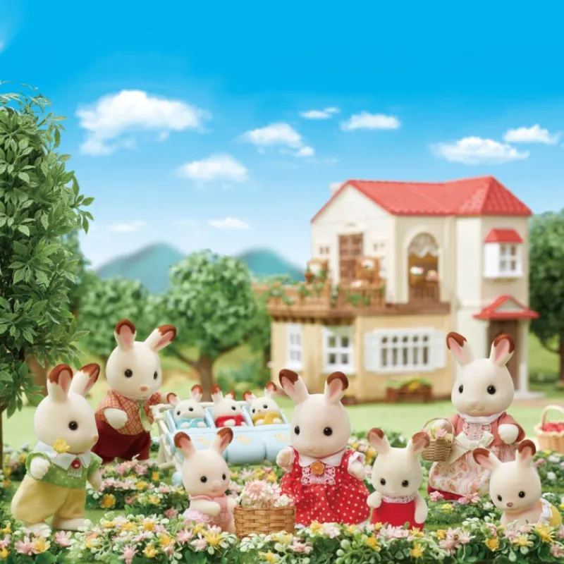 Sylvanian families Familia Conejo Chocolate> Figuras Acción