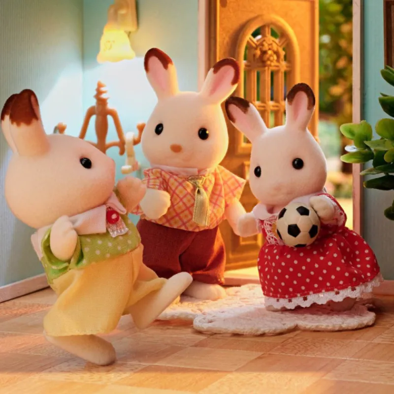 Sylvanian families Familia Conejo Chocolate> Figuras Acción