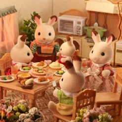 Sylvanian families Familia Conejo Chocolate><noscript><img width=