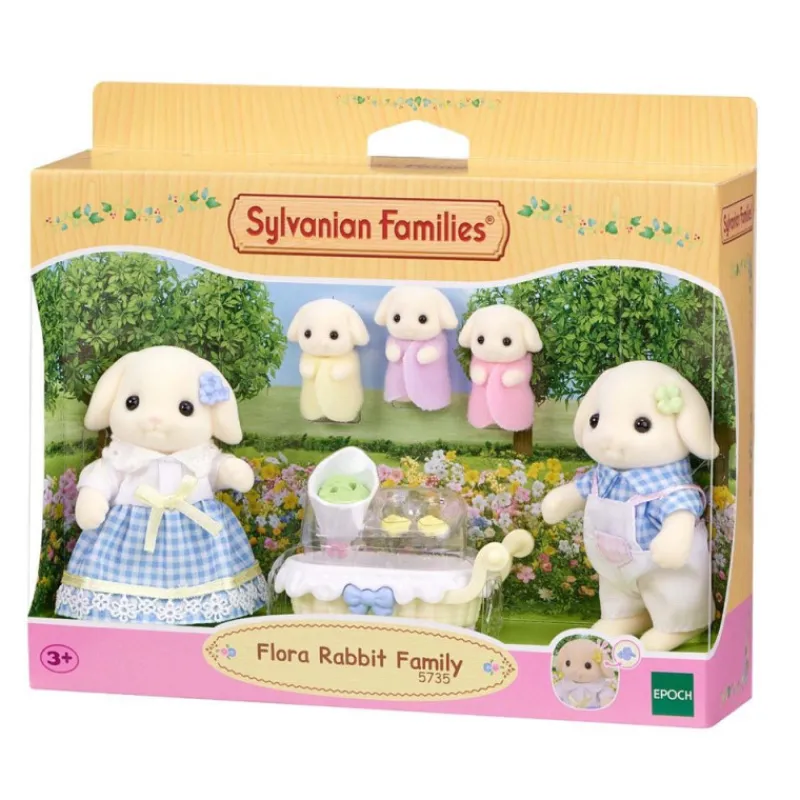 Sylvanian families Familia Conejo Flor> Figuras Acción