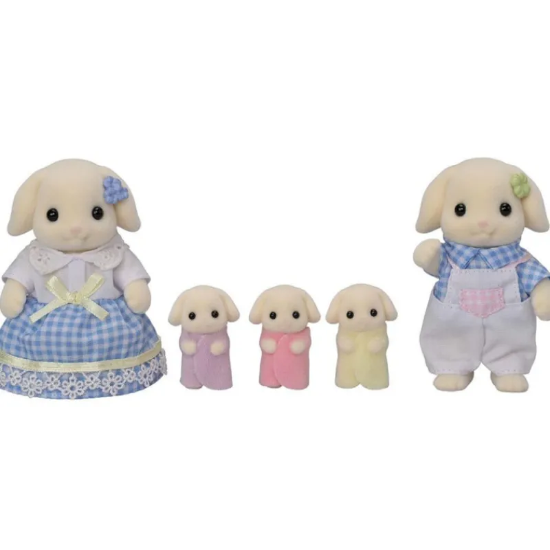 Sylvanian families Familia Conejo Flor> Figuras Acción