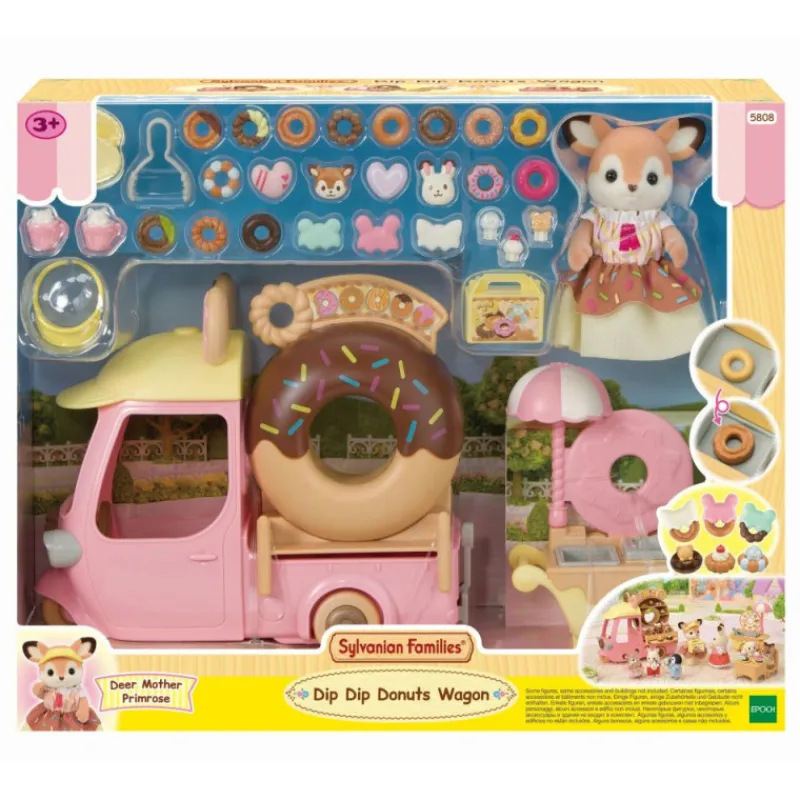 Sylvanian families Furgoneta de Donuts> Figuras Acción