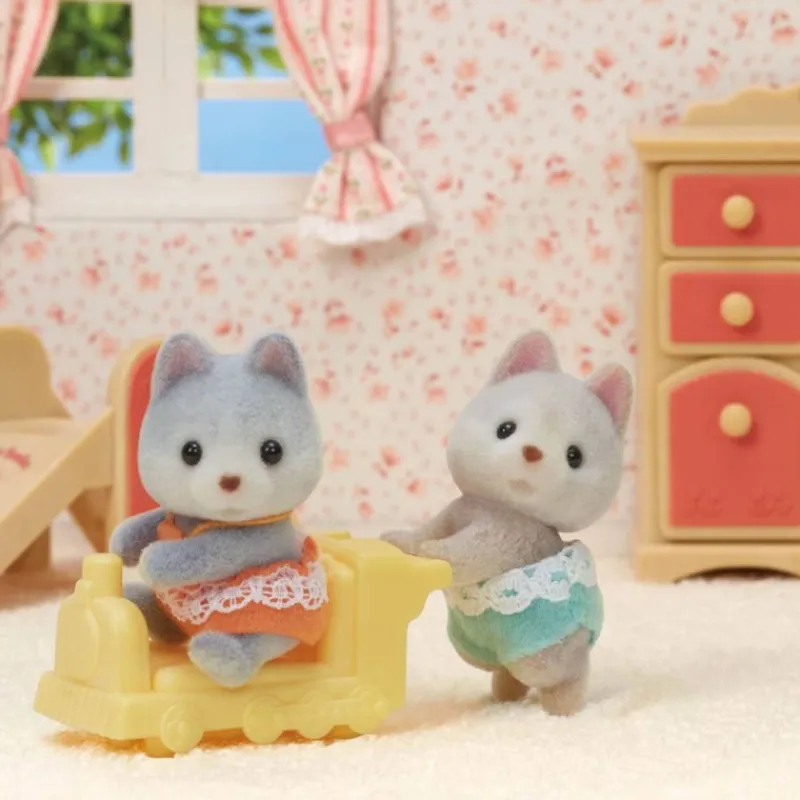 Sylvanian families Gemelos Husky> Figuras Acción