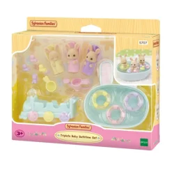 Sylvanian families La Hora Del Baño De Los Trillizos> Figuras Acción