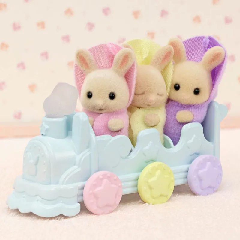 Sylvanian families La Hora Del Baño De Los Trillizos> Figuras Acción