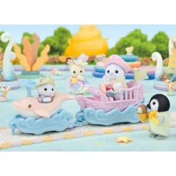 Sylvanian families Puffy Foca y Cara Latte Surcan las Olas><noscript><img width=