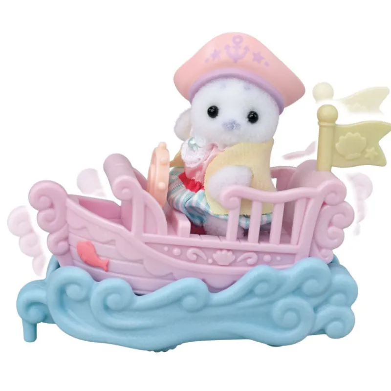 Sylvanian families Puffy Foca y Cara Latte Surcan las Olas> Figuras Acción
