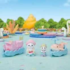 Sylvanian families Puffy Foca y Cara Latte Surcan las Olas><noscript><img width=
