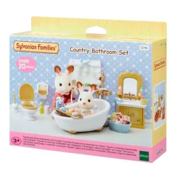 Sylvanian families Set Baño Country> Figuras Acción