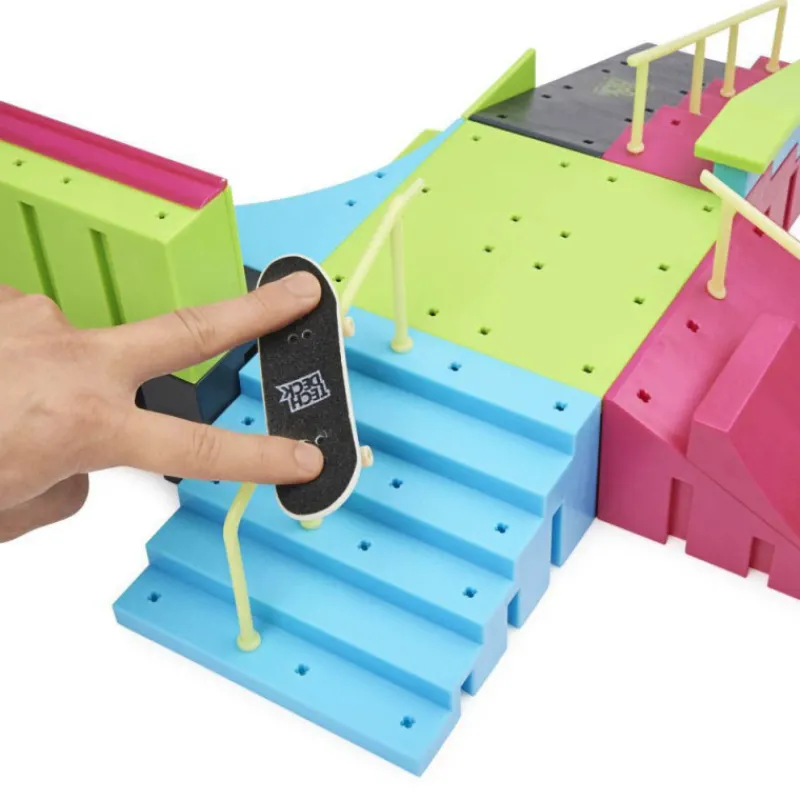 Tech deck Neon Mega Park> Vehículos Y Pistas