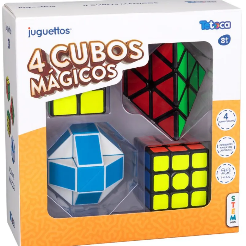 Tetoca 4 Cubos Mágicos> Juegos De Mesa