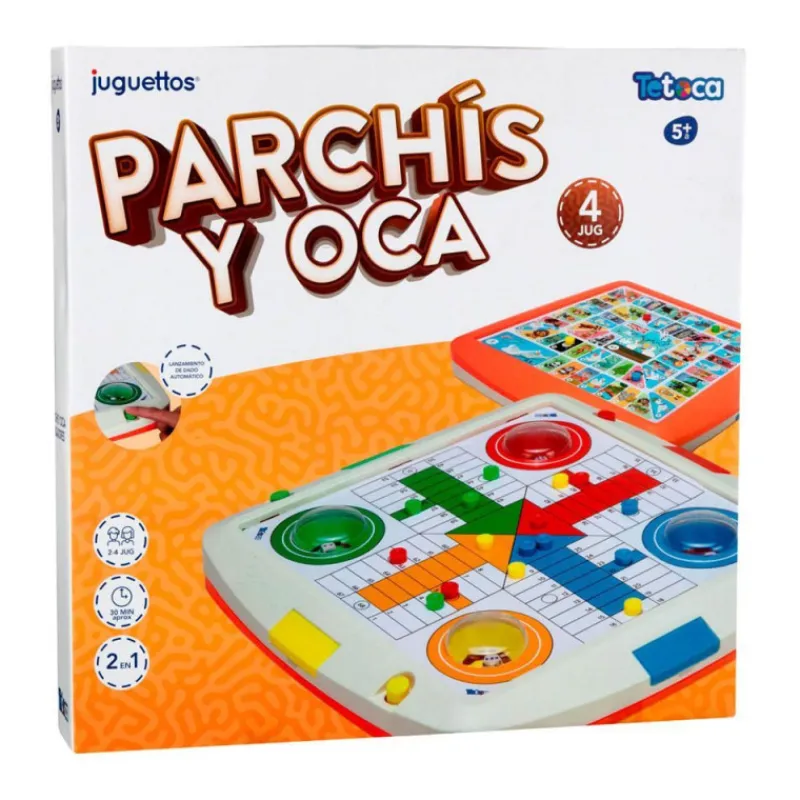 Tetoca Parchís Automático y Oca> Juegos De Mesa