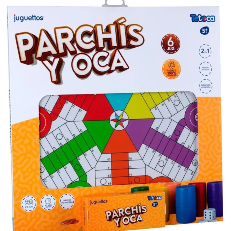 Tetoca Parchís Y Oca 6 Jugadores 40 cm> Juegos De Mesa