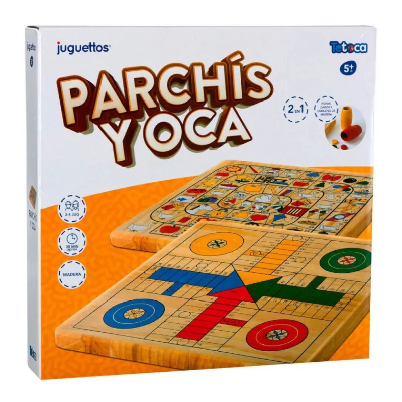 Tetoca Parchís-Oca Madera> Juegos De Mesa