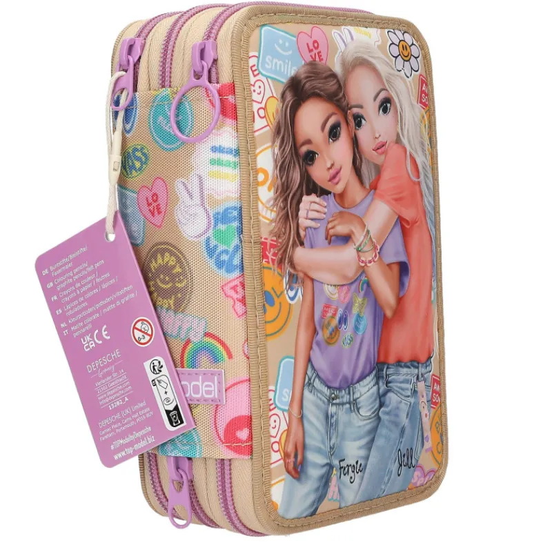 Topmodel Estuche Triple Girl Power> Vuelta Al Cole