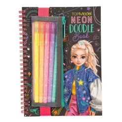 Topmodel Neon Doodle Book Cuaderno para Colorear con Rotuladores de Gel> Creativos