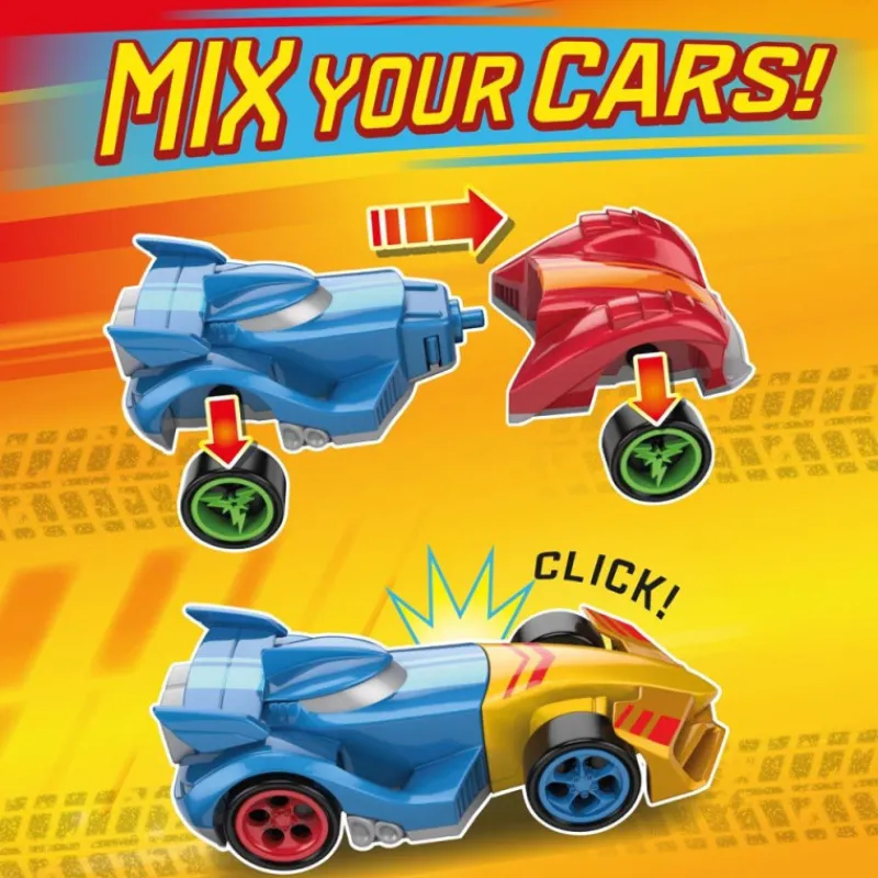 T-racers Mix N Race Pack 1 Varios Modelos> Figuras Acción