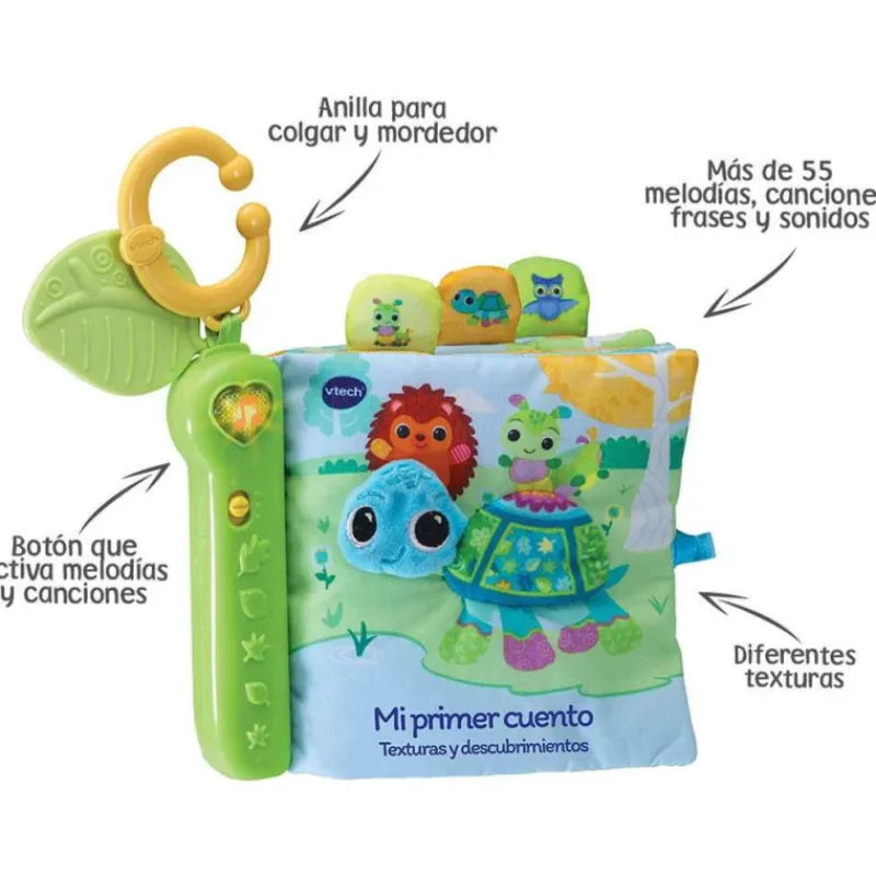 Vtech Baby Mi primer Cuento Texturas y Descubrimiento> Primera Infancia